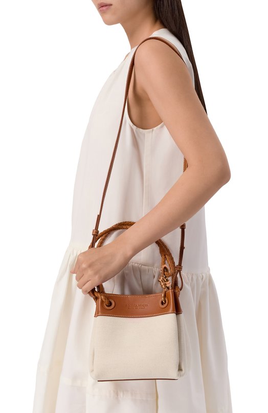 Сумка Parachute small Bottega Veneta 826220/VMAXN Кремовый  826220/VMAXN Фото 2