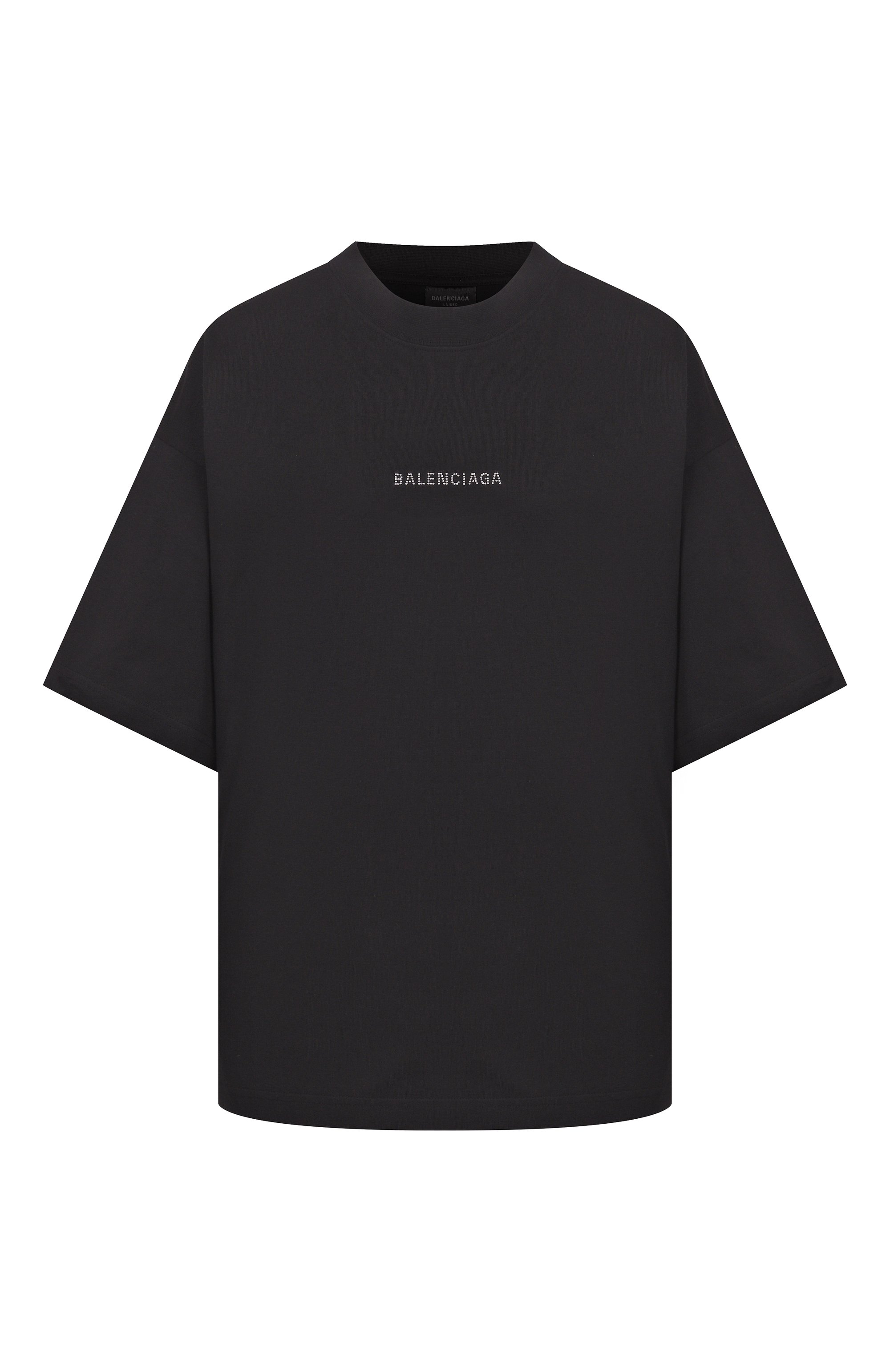 Хлопковая футболка BALENCIAGA, арт. 818543/T0VJ6, ф�ото 1