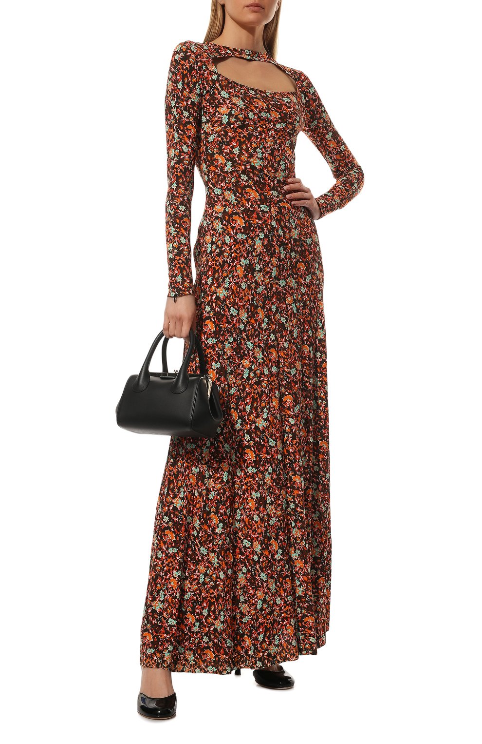 Платье из вискозы VICTORIA BECKHAM, арт. 1122WDR003255B, фото 2