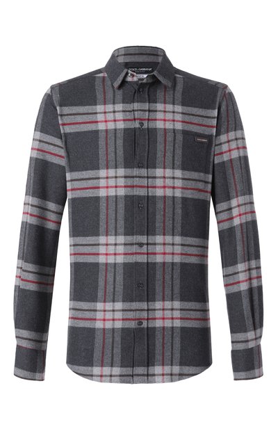 Мужская хлопковая рубашка DOLCE & GABBANA, арт. G5JZ9T/GJ287