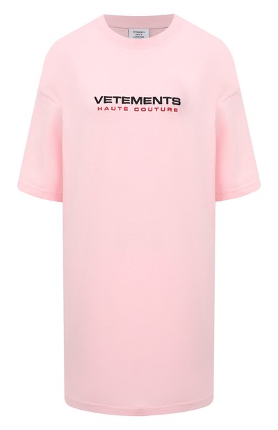 Женская хлопковая футболка VETEMENTS, арт. UE51TR470P 1610/W