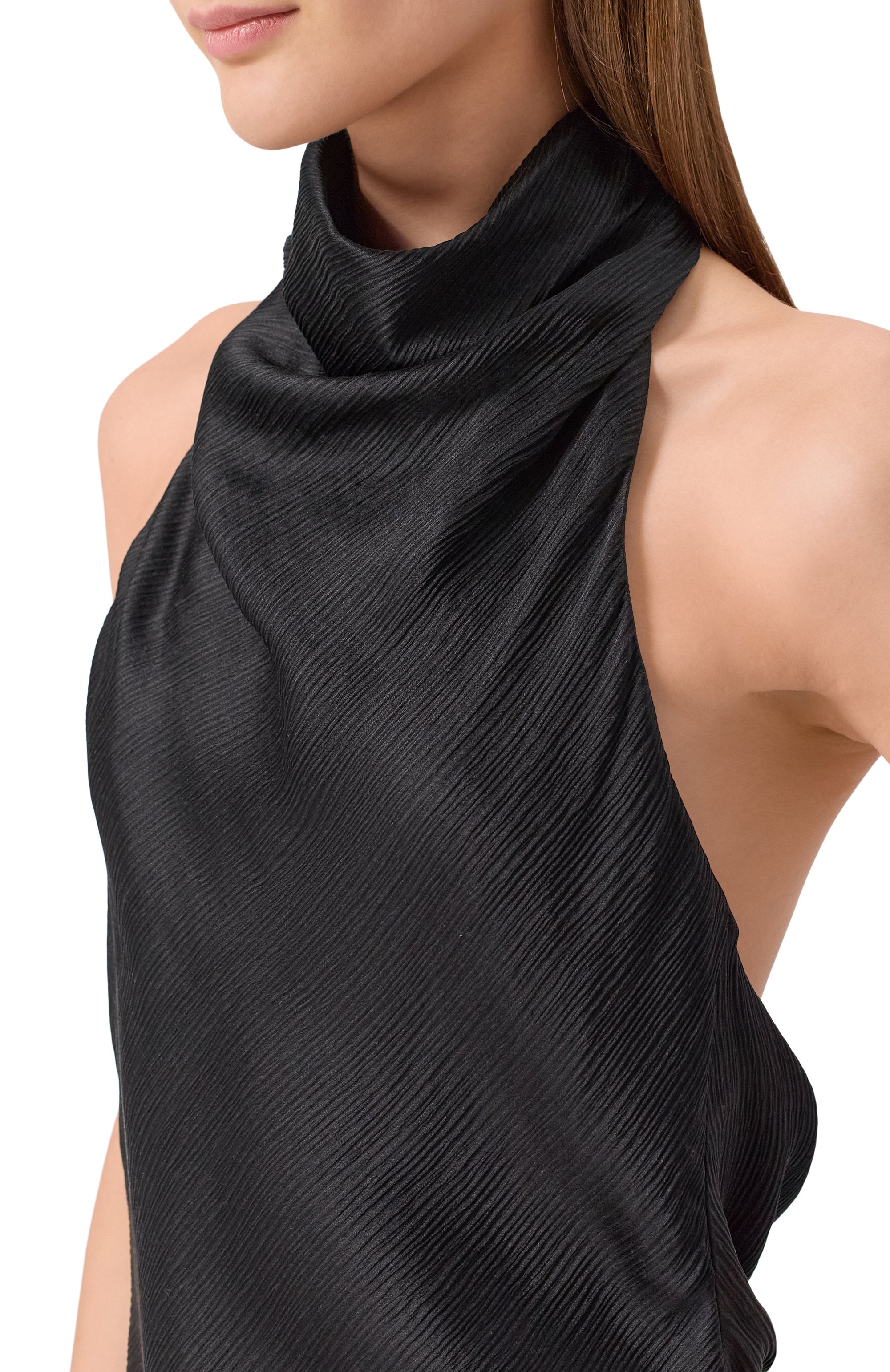 Атласный топ BALMAIN, арт. FF1AE165/SE94, фото 5