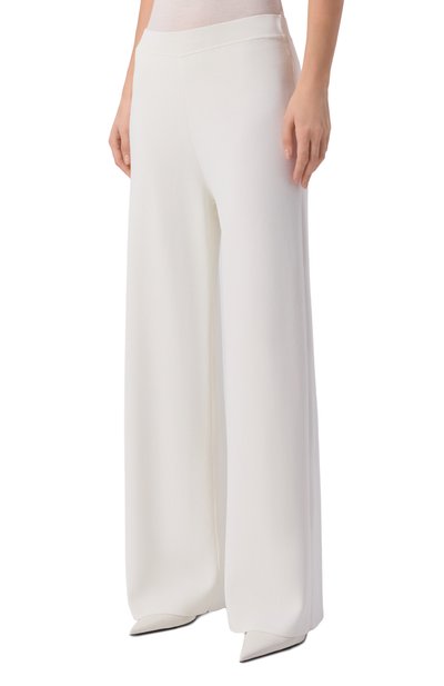 Брюки из вискозы P.A.R.O.S.H. кремового цвета по цене 44600 руб., арт. D570598/R0MA26, фото 3 Брюки из вискозы P.A.R.O.S.H., арт. D570598/R0MA26, фото 3