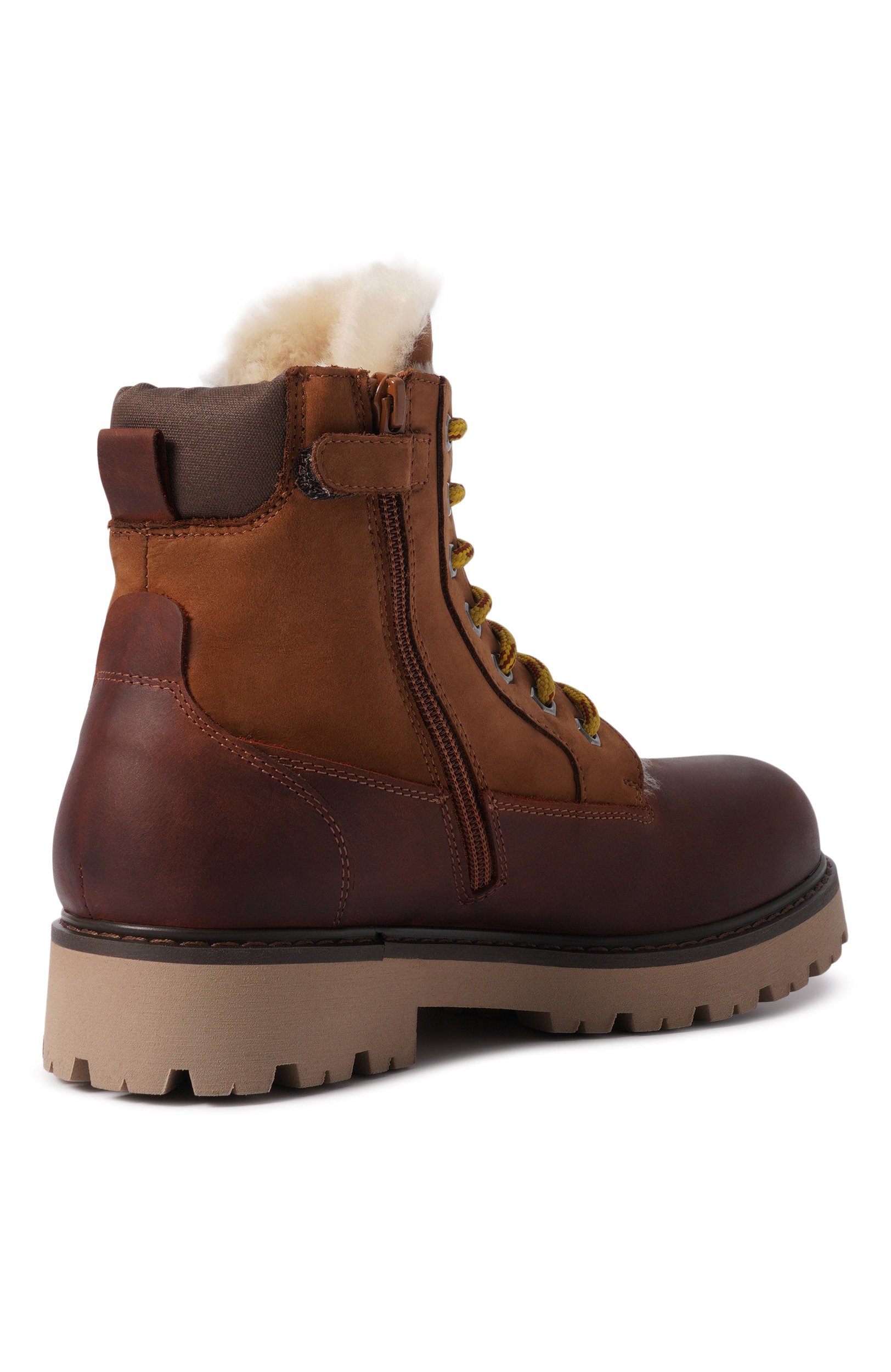 Кожаные ботинки DIRK BIKKEMBERGS коричневого цвета по цене 31450 руб., арт. K4B5-21992-1647_001, фото 3 Кожаные ботинки DIRK BIKKEMBERGS, арт. K4B5-21992-1647_001, фото 3