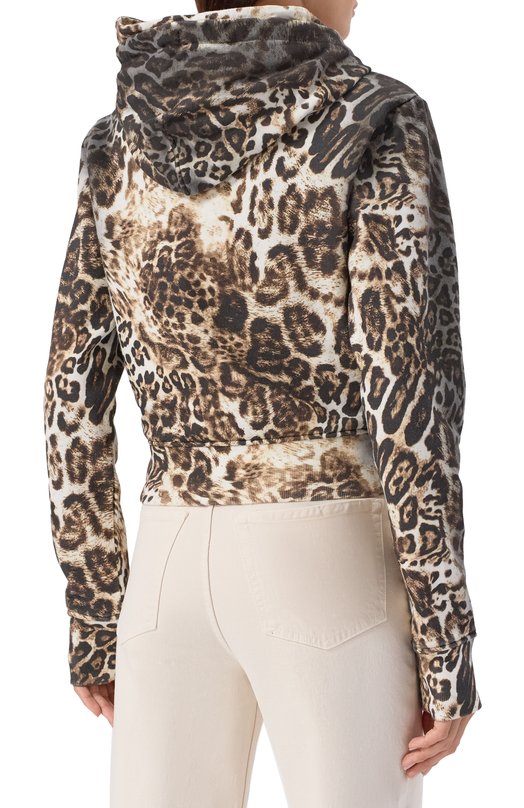 Хлопковая толстовка Ksubi x Mowalola Ksubi KXM25FL002 Леопардовый  KXM25FL002 Фото 4