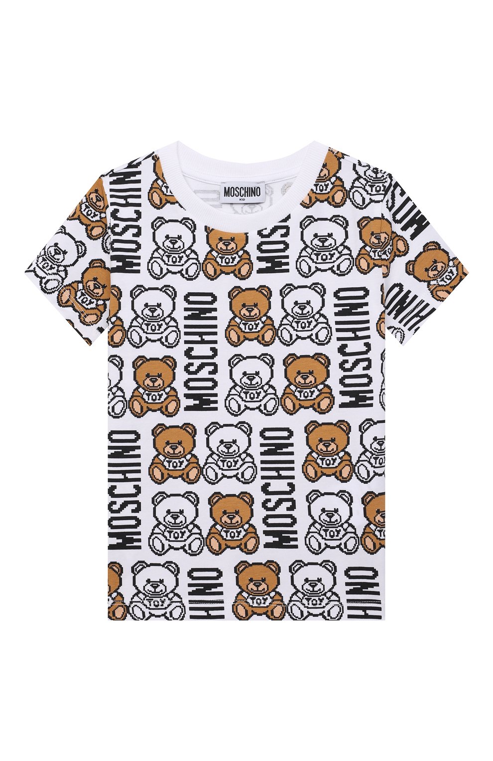 Хлопковая футболка MOSCHINO, арт. HUM03P/LBB89/10A-14A, фото 1