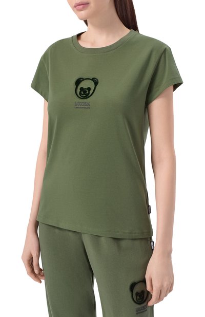 Хлопковая футболка MOSCHINO, арт. A0705/4410, фото 3