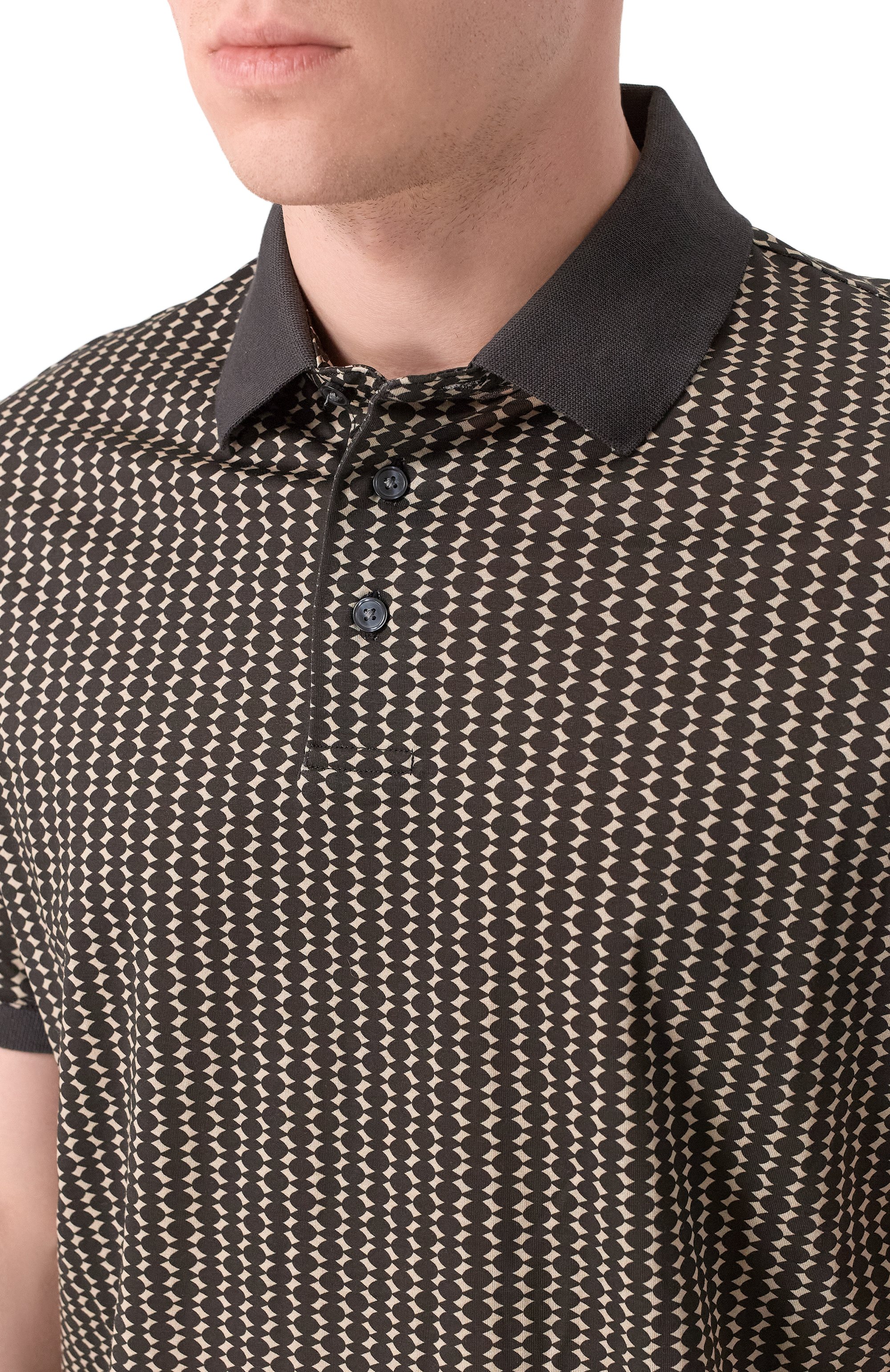 Поло из лиоцелла и хлопка EMPORIO ARMANI, арт. EM005356/AF24857, фото 5