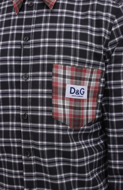 Хлопковая рубашка DOLCE & GABBANA, арт. G5IY3Z/FQ5FG, фото 5