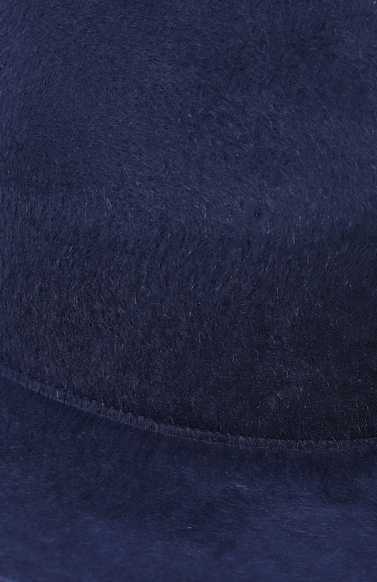 Женская фетровая шляпа GIORGIO ARMANI синего цвета, арт. 797024/4R507 | Фото 4 (Материал: Текстиль, Шерсть; Нос: Не проставлено)