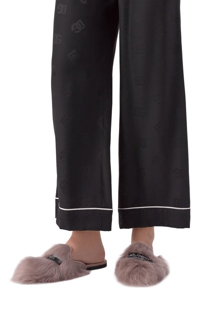 Женские сабо из овчины DOLCE & GABBANA, арт. CI0224/A9Y93