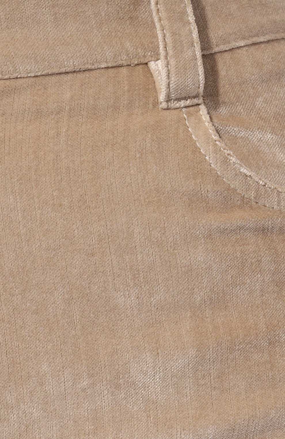 Бархатные брюки BRUNELLO CUCINELLI бежевого цвета по цене 184500 руб., арт. MP581P8716, фото 5 Бархатные брюки BRUNELLO CUCINELLI, арт. MP581P8716, фото 5