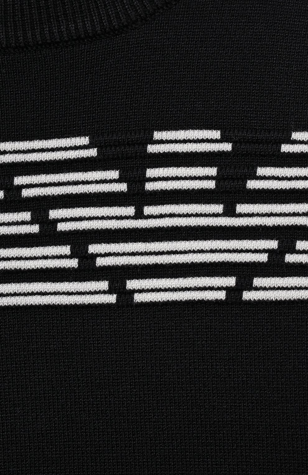 Пуловер из вискозы EMPORIO ARMANI темно-синего цвета по цене 15150 руб., арт. 3K4M58/4MFPZ, фото 3 Пуловер из вискозы EMPORIO ARMANI, арт. 3K4M58/4MFPZ, фото 3