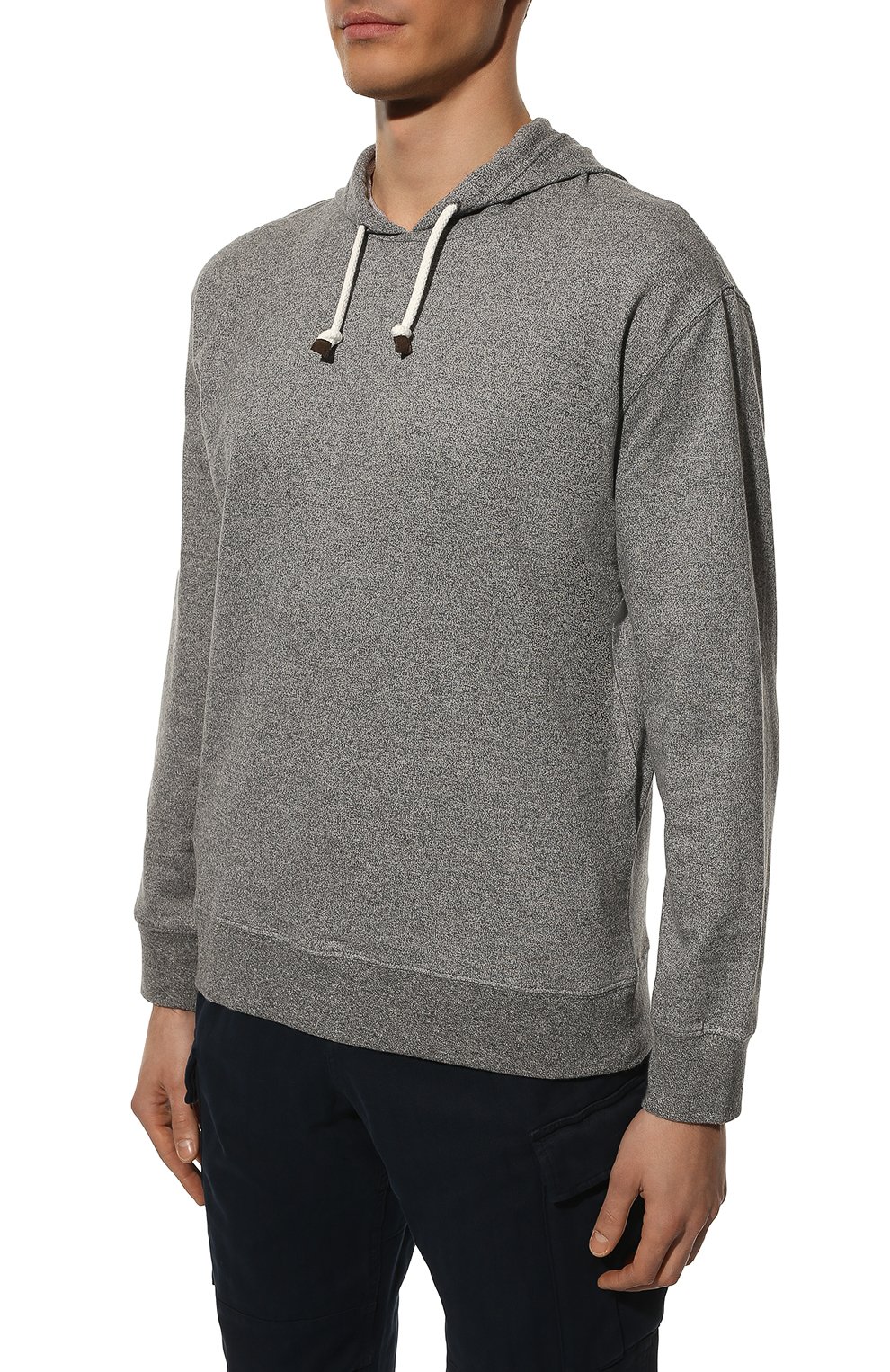 Худи из хлопка и льна BRUNELLO CUCINELLI, арт. MTU153450, фото 3