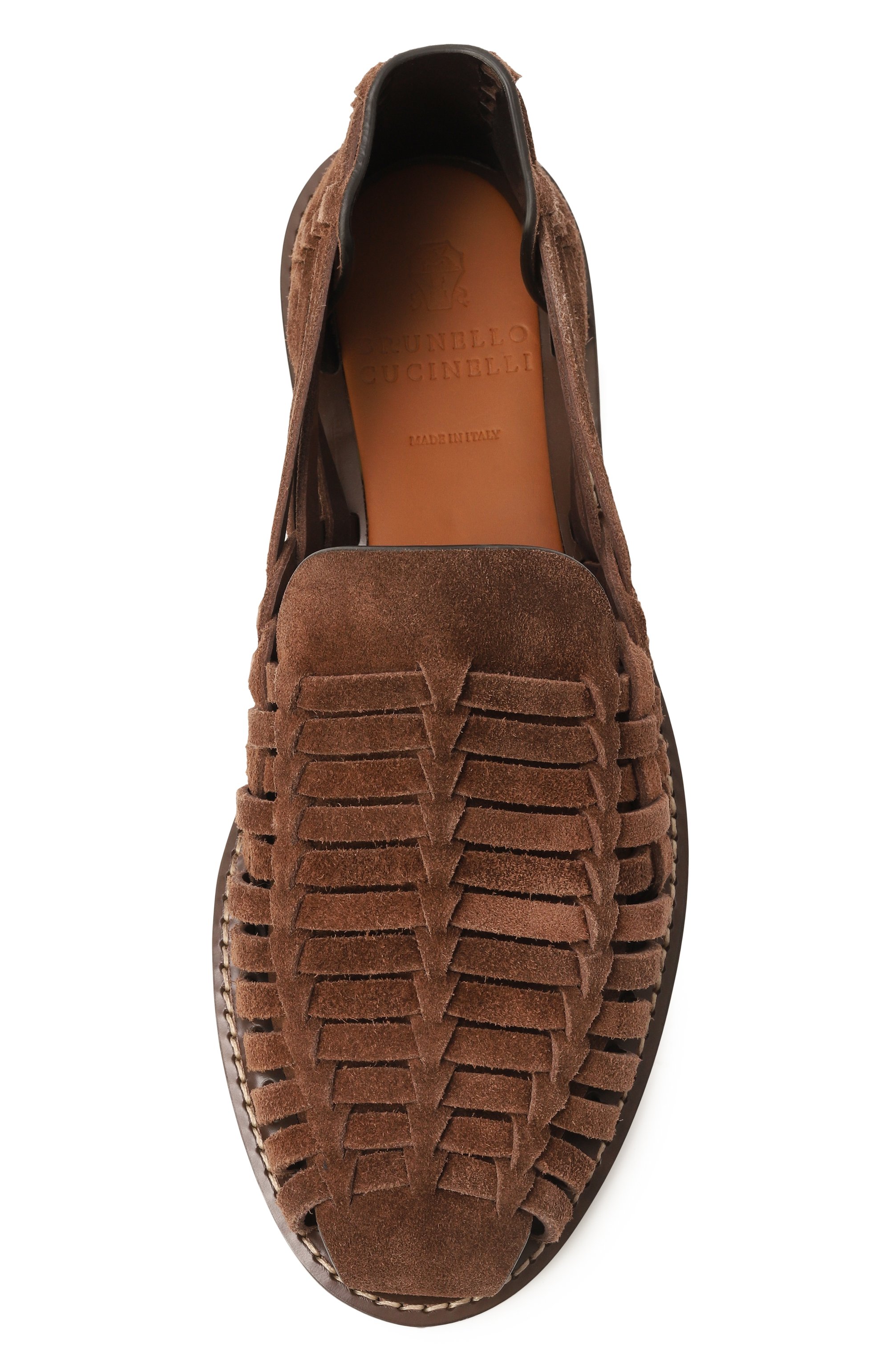 Замшевые лоферы BRUNELLO CUCINELLI, арт. MZUC0BM313, фото 6