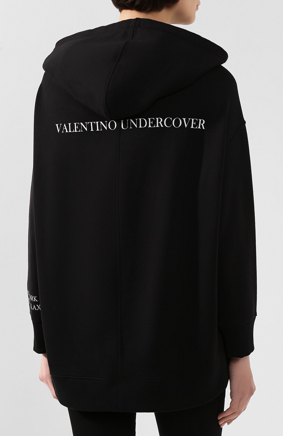 Хлопковое худи VALENTINO, арт. SB0MF03Q4WH, фото 4