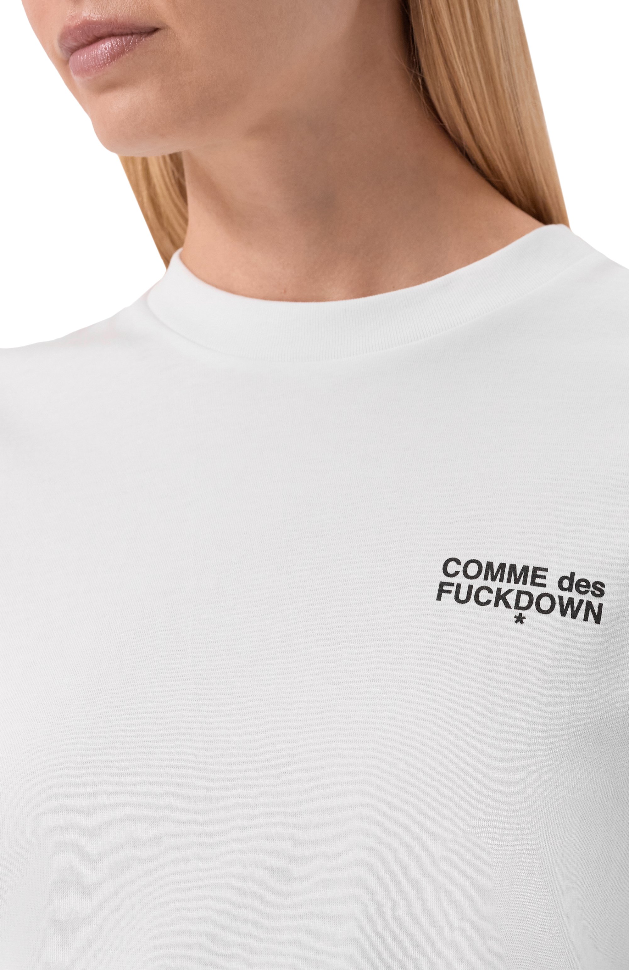 Хлопковая футболка COMME DES FUCKDOWN, арт. CFABW01551, фото 5