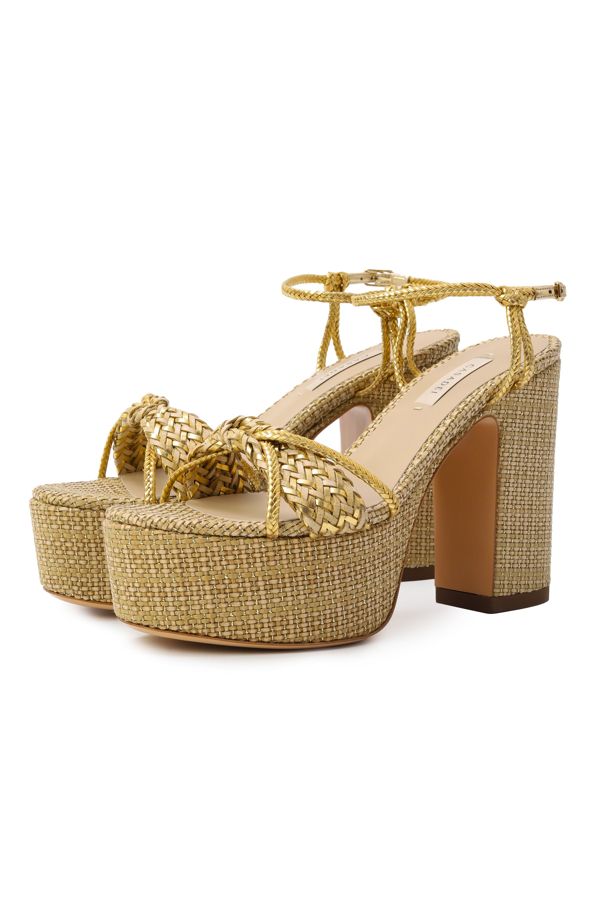 Комбинированные босоножки marbella lux 120 CASADEI, арт. 1L343J1201/C2730, фото 1