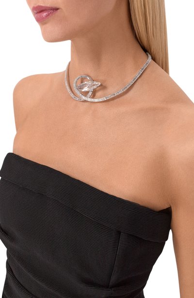 Колье matrix SWAROVSKI серебряного цвета по цене 99500 руб., арт. 5727039, фото 2 Колье matrix SWAROVSKI, арт. 5727039, фото 2