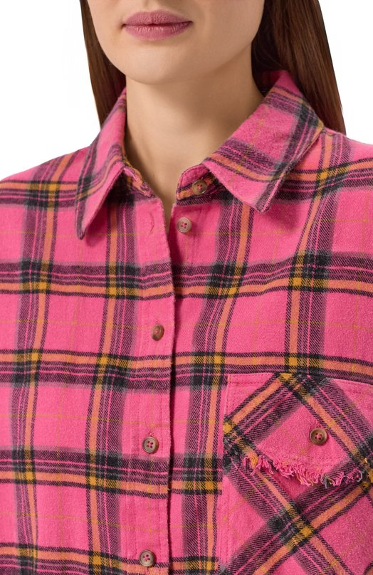 Хлопковая рубашка Addicted AD1515 Розовый  AD1515 Фото 5