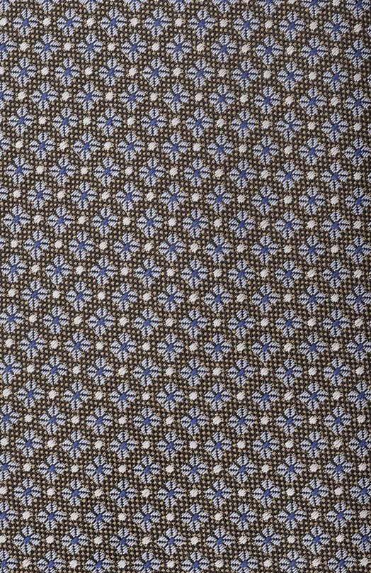 Шелковый галстук Canali 82/HJ04484 Хаки  82/HJ04484 Фото 4