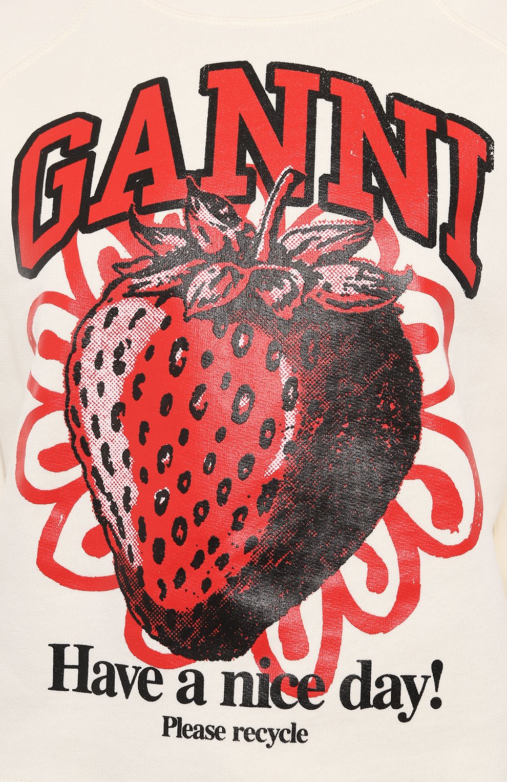 Хлопковый свитшот GANNI, арт. T3764, фото 5