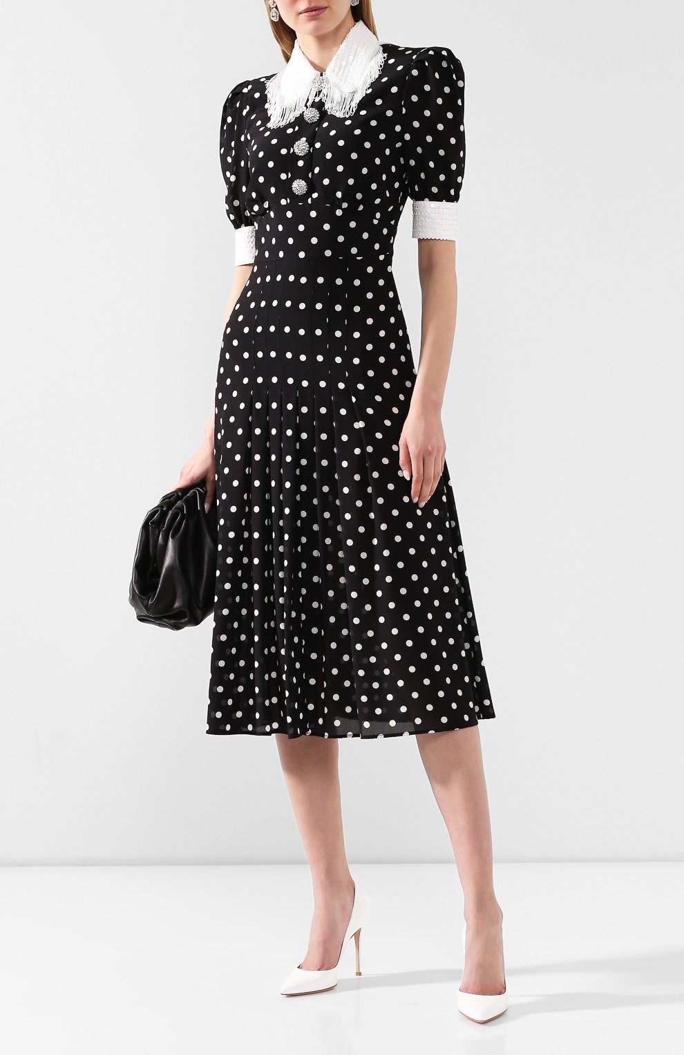 Шелковое платье ALESSANDRA RICH, арт. FAB2073-F2818, фото 2