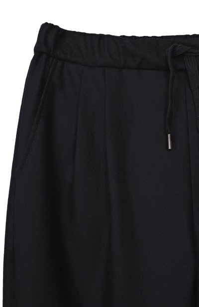 Шерстяные брюки BRUNELLO CUCINELLI темно-синего цвета по цене 59950 руб., арт. B038PP113C, фото 3 Шерстяные брюки BRUNELLO CUCINELLI, арт. B038PP113C, фото 3