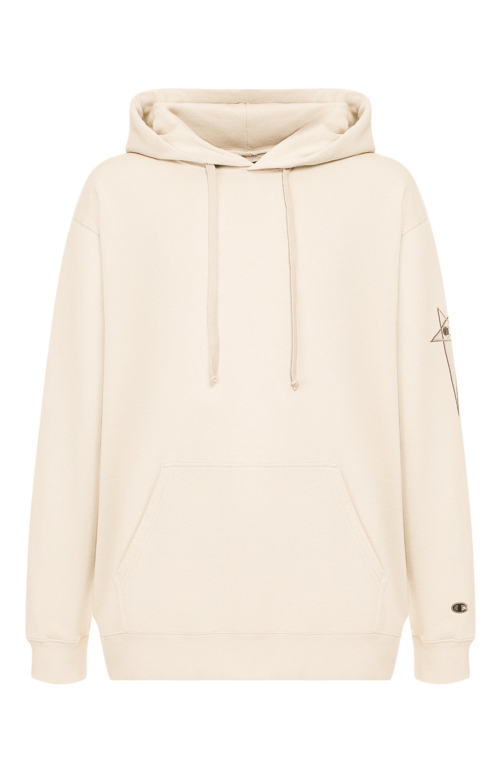 Хлопковое худи rick owens x champion RICK OWENS, арт. CM20S0014/215154, фото 1