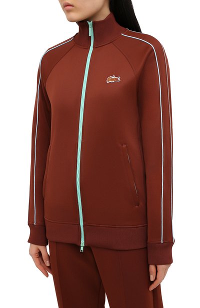 Толстовка LACOSTE коричневого цвета по цене 38250 руб., арт. SH4788, фото 3 Толстовка LACOSTE, арт. SH4788, фото 3