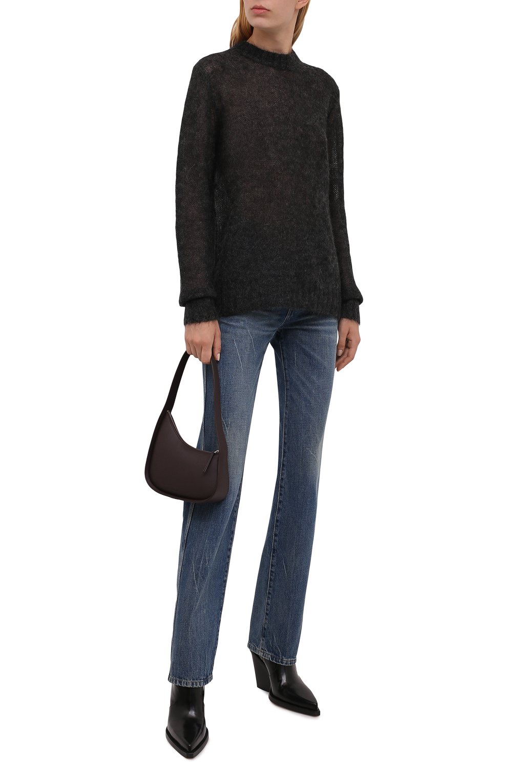 Свитер ACNE STUDIOS серого цвета по цене 35300 руб., арт. A60285, фото 2 Свитер ACNE STUDIOS, арт. A60285, фото 2