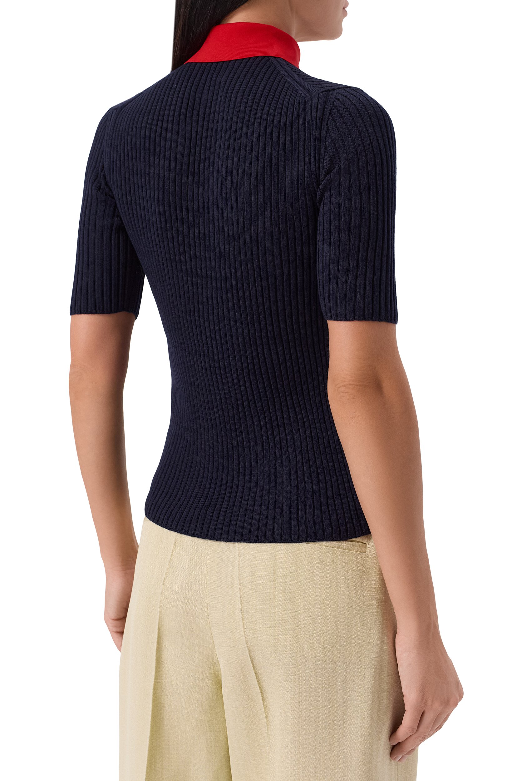 Шерстяное поло JIL SANDER, арт. J02GL0117/J14877, фо то 4