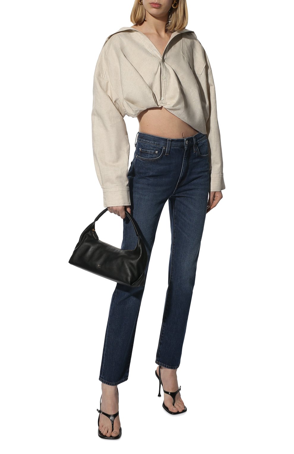 Джинсы TOTEME синего цвета по цене 31550 руб., арт. 221-237-741/426, фото 2 Джинсы TOTEME, арт. 221-237-741/426, фото 2