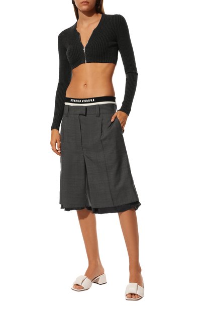 Кашемировый кардиган MIU MIU, арт. MMF597-1034-F0308, фото 2