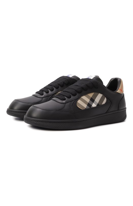 Комбинированные кеды Terrace Burberry 8108650 Чёрный 8108650