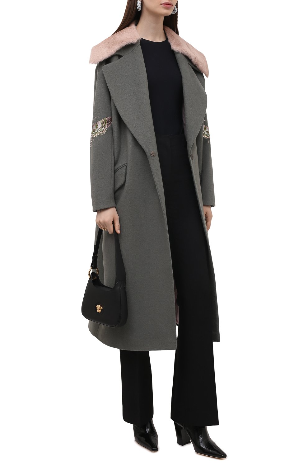 Пальто из шерсти и кашемира SEVEN LAB, арт. CVENERA-F-03 olive, фото 2