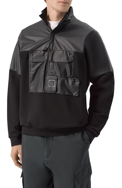 Хлопковый анорак C.P. COMPANY черного цвета по цене 49400 руб., арт. 21CLSS035A/006452M, фото 3 Хлопковый анорак C.P. COMPANY, арт. 21CLSS035A/006452M, фото 3