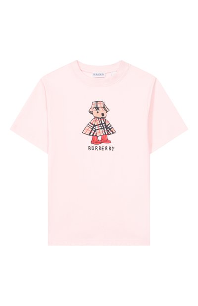 Хлопковая футболка BURBERRY, арт. 8117421