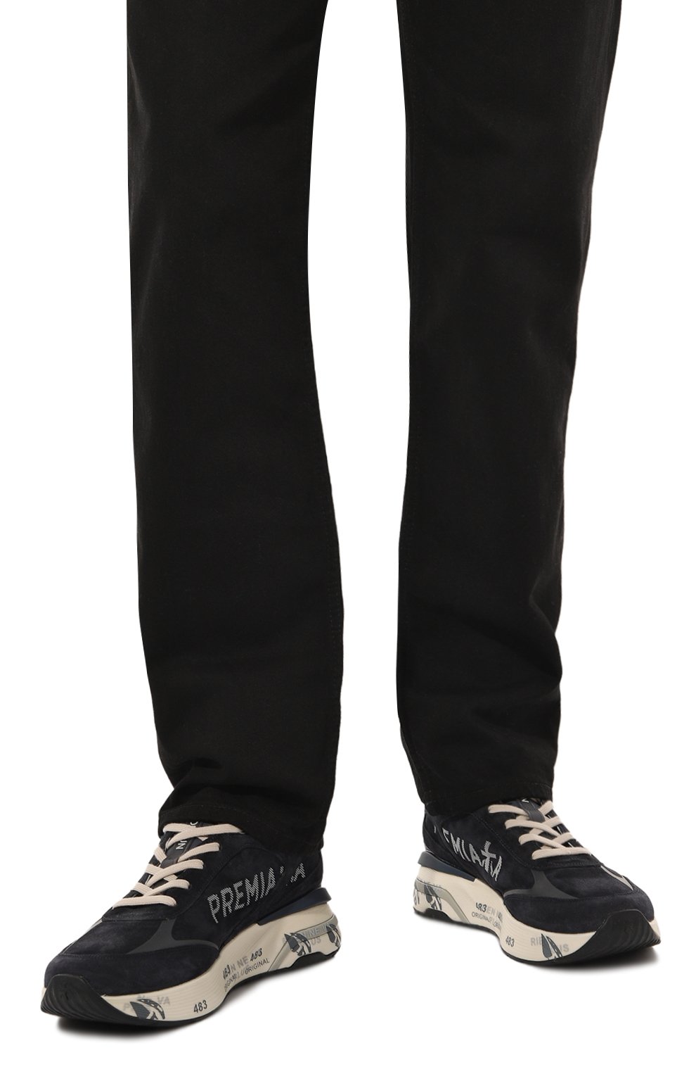 Замшевые кроссовки moe run PREMIATA, арт. M0ERUN/VAR 6449, фото 3