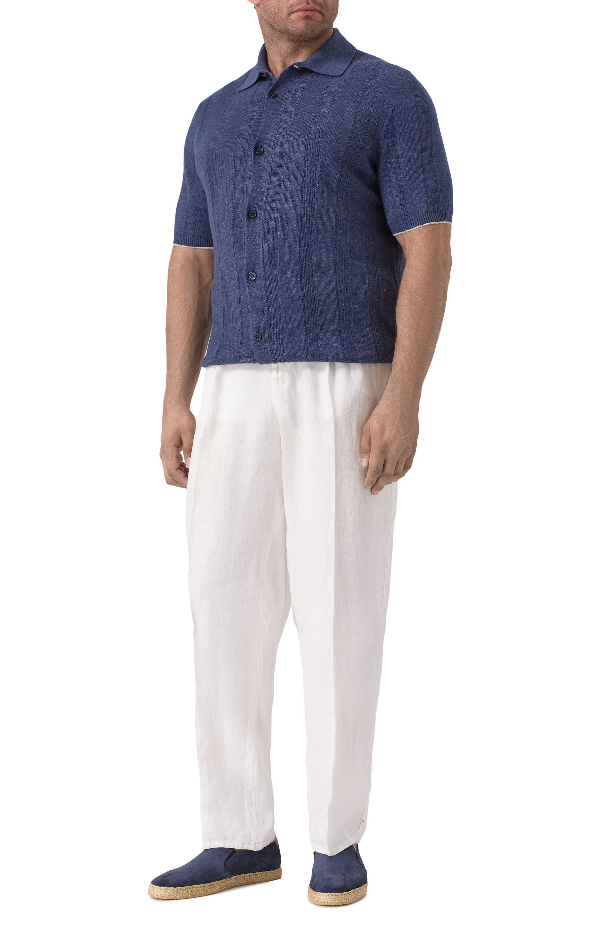 Льняные брюки BRUNELLO CUCINELLI, арт. M243DE1710, фото 2