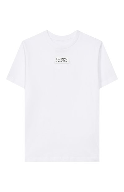 Хлопковая футболка MM6, арт. M61022/MM04I