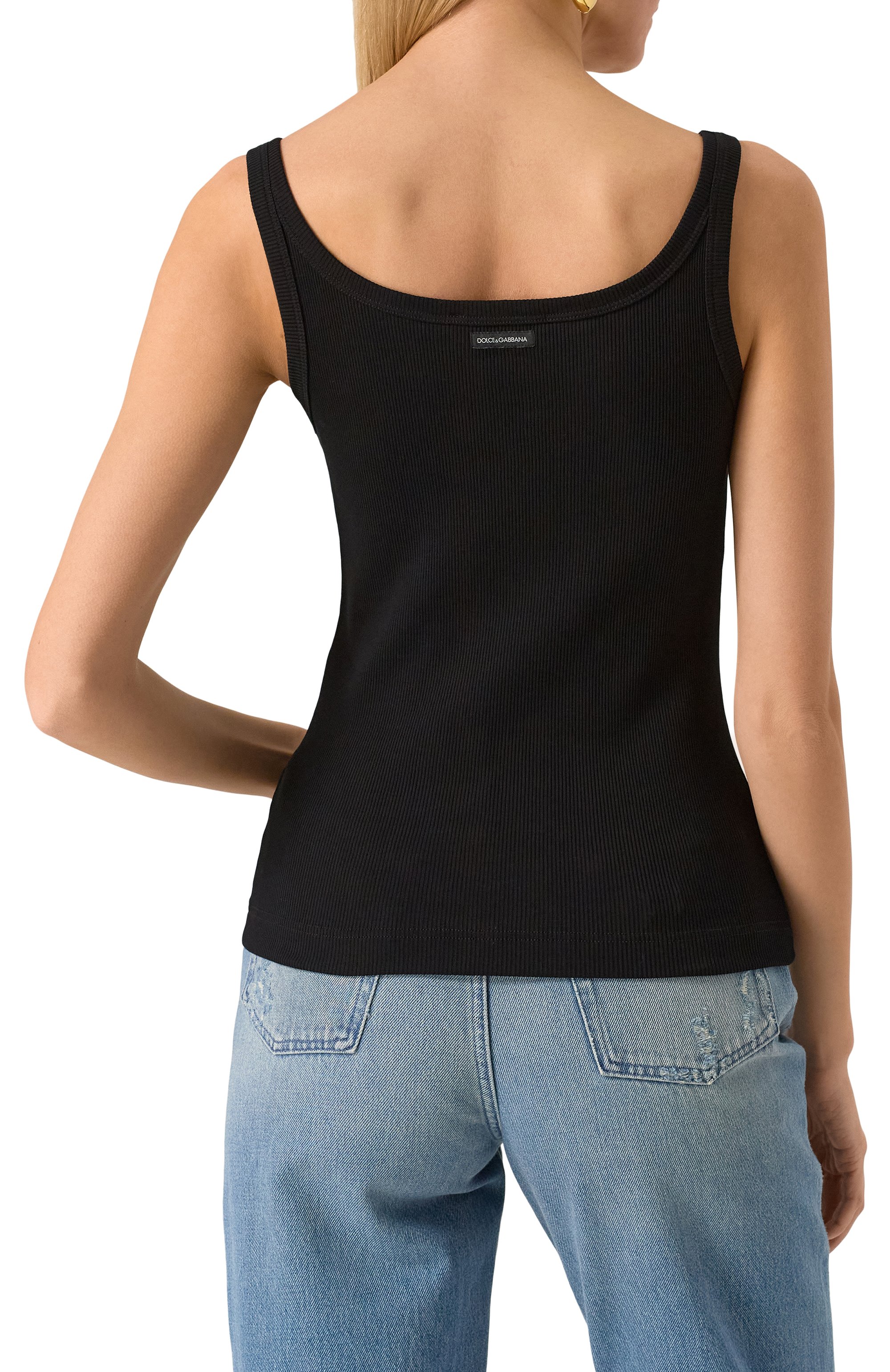 Хлопковая майка DOLCE & GABBANA, арт. F8U09T/FU7AV, фото 4