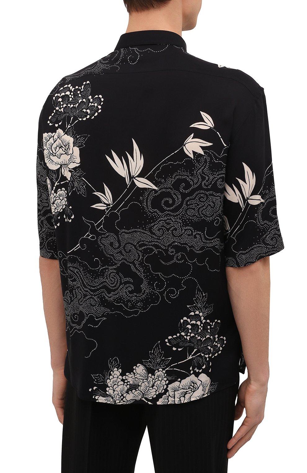 Рубашка из вискозы SAINT LAURENT, арт. 686551/Y2E95, фото 4