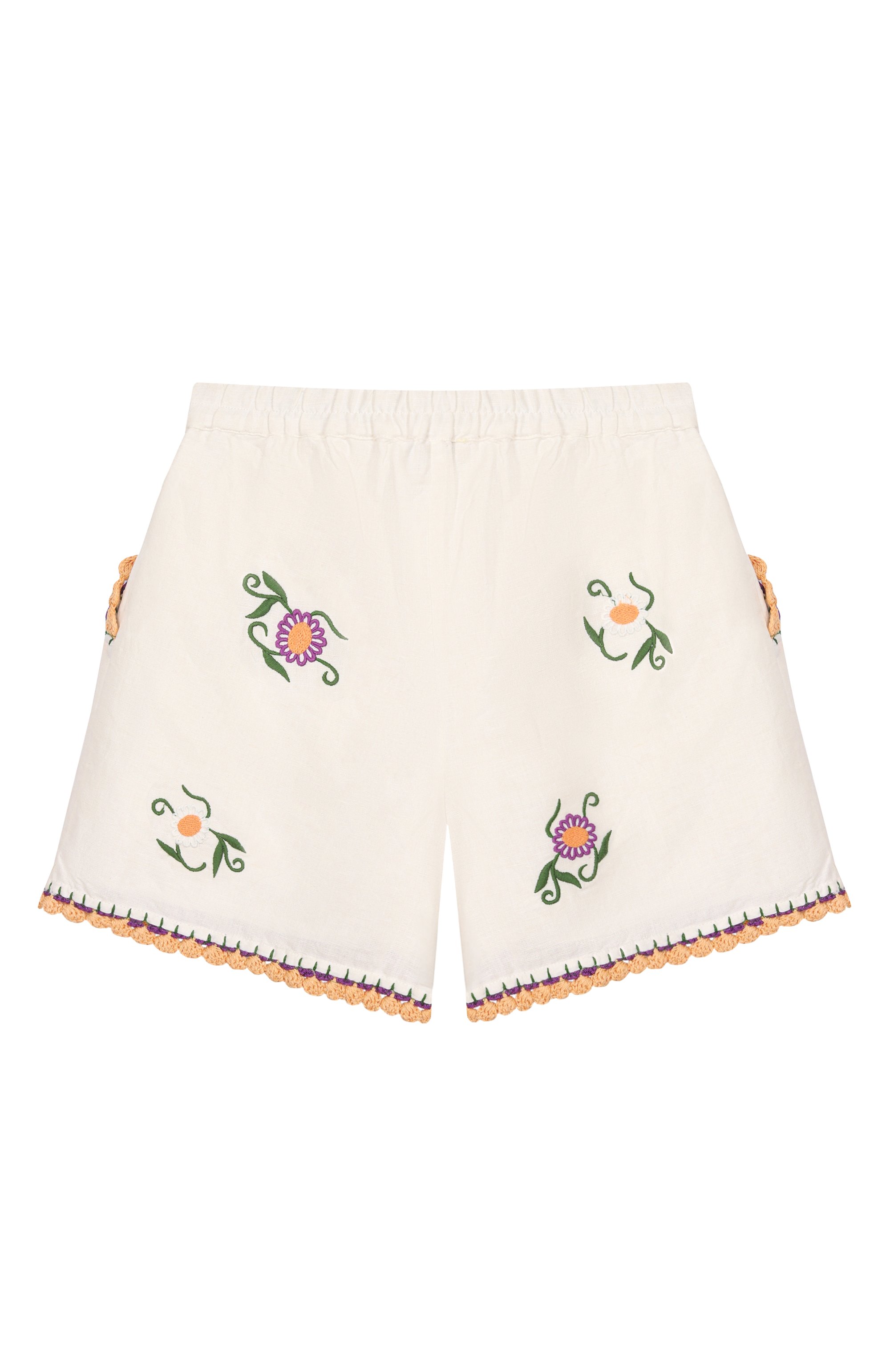 Шорты изо льна и хлопка STELLA MCCARTNEY, арт. TY6E19, фото 2