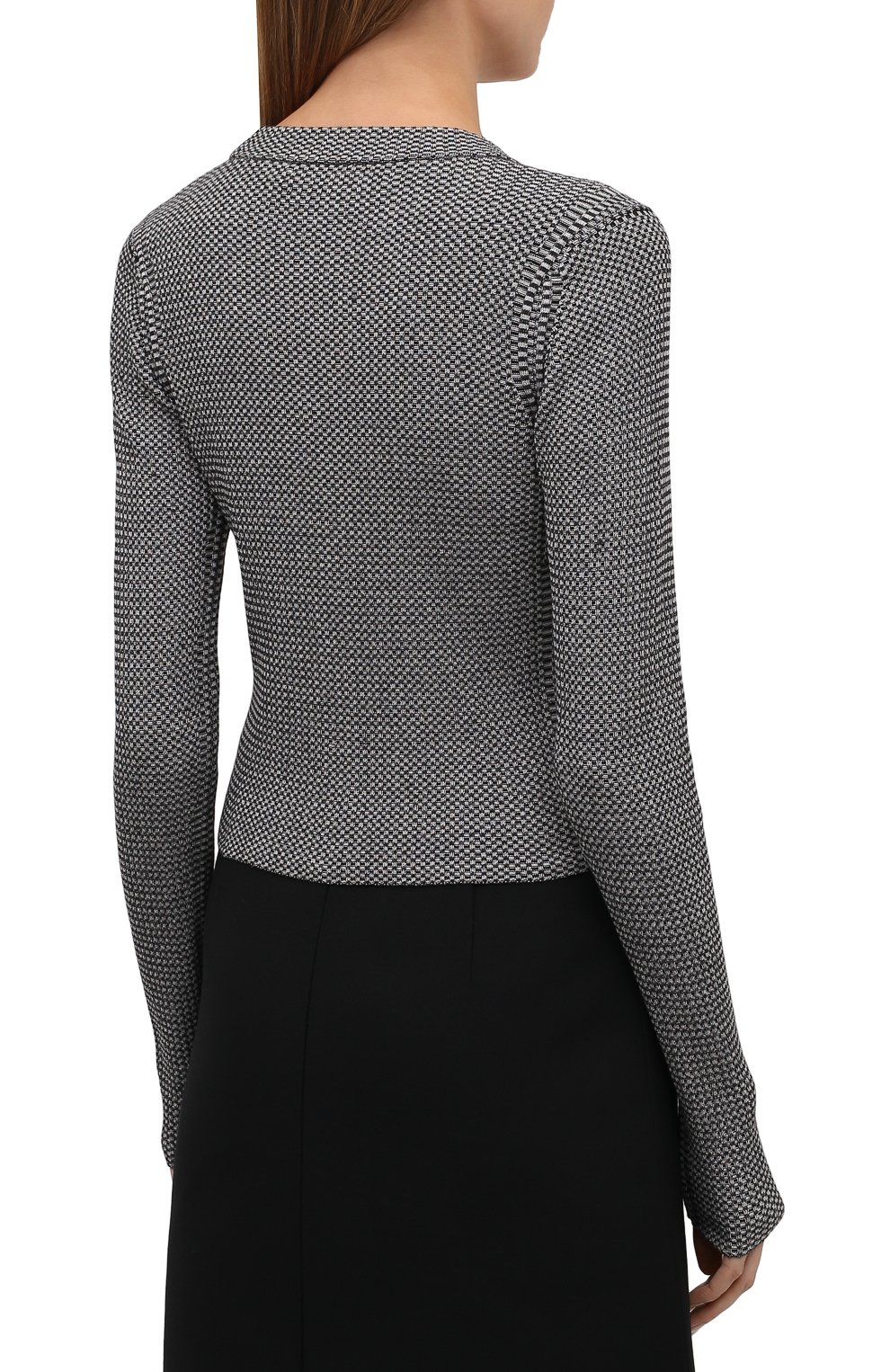 Кардиган из шелка и хлопка PROENZA SCHOULER WHITE LABEL, арт. WL2147697-KS058, фото 4