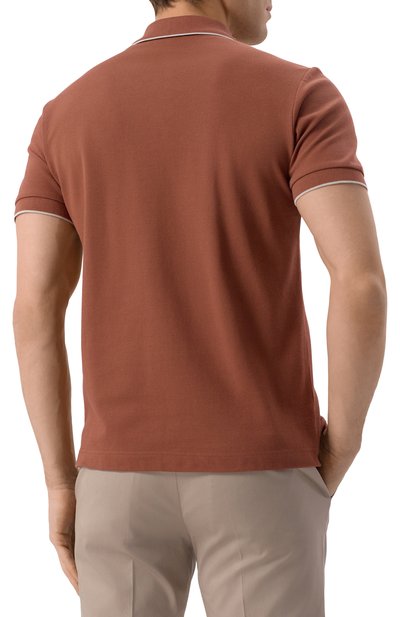 Хлопковое поло CORNELIANI, арт. 25G573-2525043, фото 4