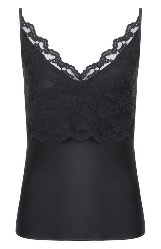 Атласный топ HUGO 50553544 Чёрный 50553544