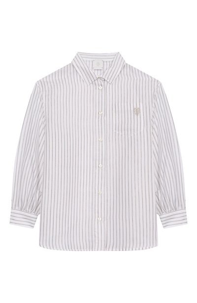 Рубашка из хлопка и шелка ELEVENTY, арт. EX5A00/M0029/6-8