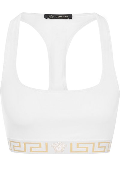 Женский спортивный бюстгальтер с декоративной отделкой VERSACE, арт. AUD01039/AC00058