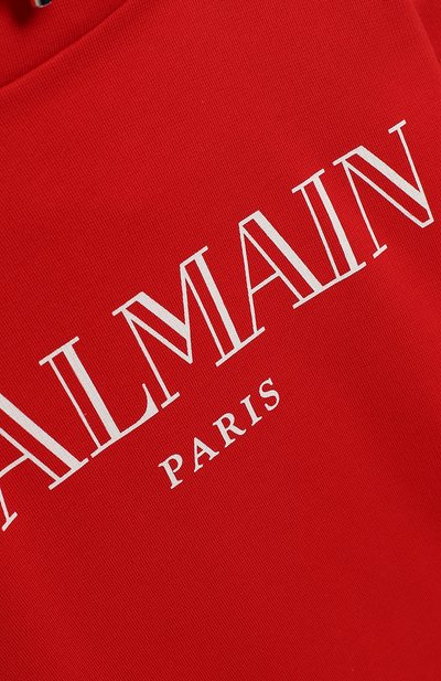 Хлопковое худи BALMAIN, арт. 6K4570/KX290/4-10, фото 3